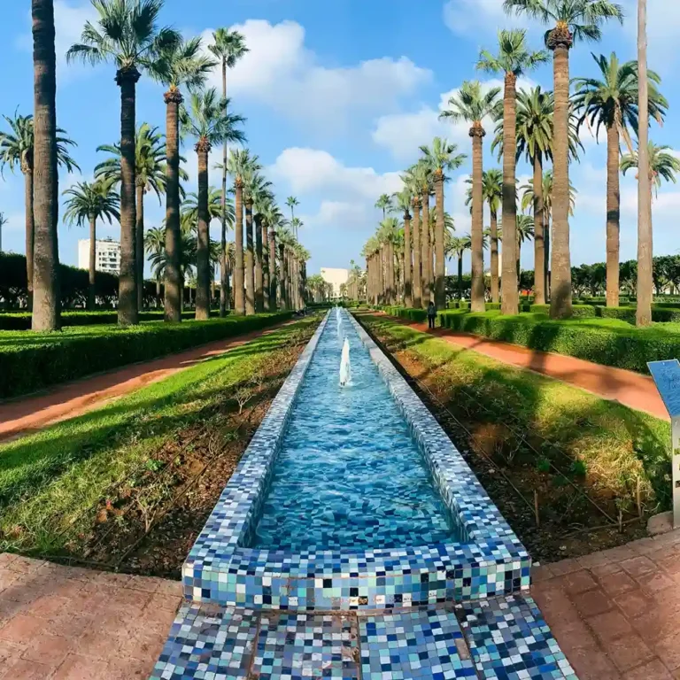 Free things to do in Casablanca | Arab League Park peaceful green space with walking paths and nature. Visit Morocco Tours
