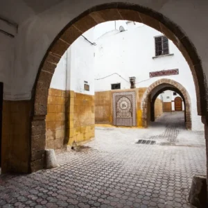 Free things to do in Casablanca | Quartier Habous vibrant markets and traditional Moroccan and French colonial architecture. Visit Morocco Tours