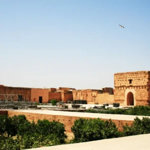Visit El Badi Palace Marrakech – explore the ruins of Sultan Ahmad al-Mansur’s grand Saadian palace with vast courtyards and history. Visit Morocco Tours