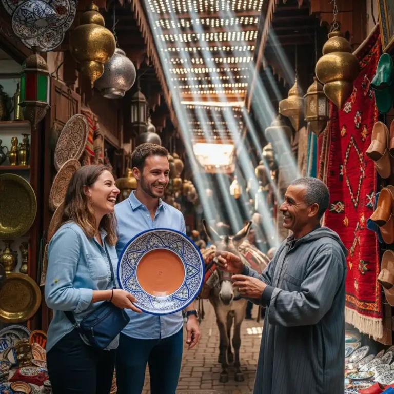Fez Hidden Souks Shopping Tour in the medina with a guide. Visit Morocco Tours