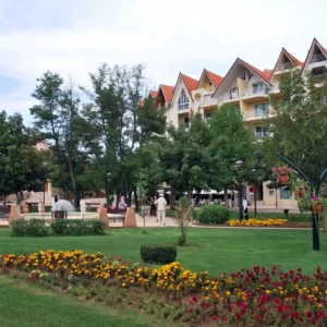 Panoramic view of the park in Ifrane, known as the Switzerland of Morocco, on an Atlas Mountains tour with Visit Morocco Tours.