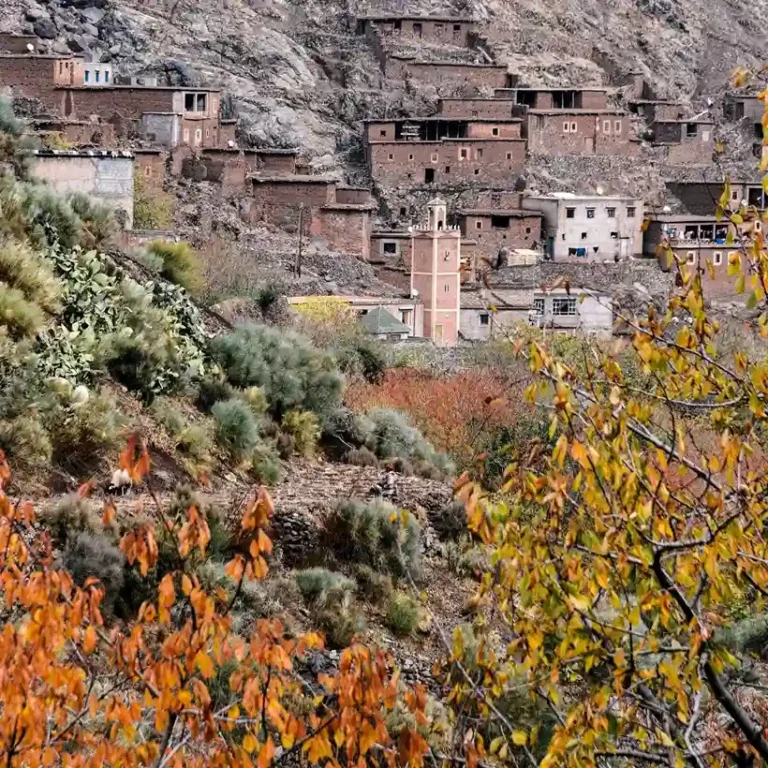 Visit Morocco Tours - Traditional Berber village in the Imlil Valley