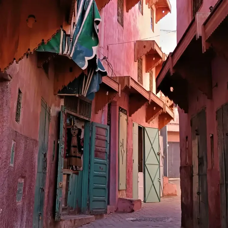 Narrow streets of the historic Sefrou Medina, Morocco with Visit Morocco Tours.
